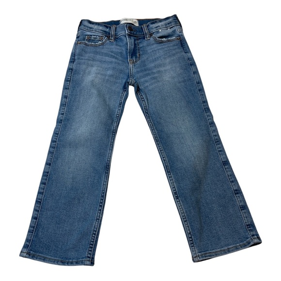 Abercrombie Kids Straight Leg Jeans Medium Wash boy’s Size 7/8 Short - Picture 1 of 13